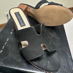 STEVEN by steve madden suede heeled sandals